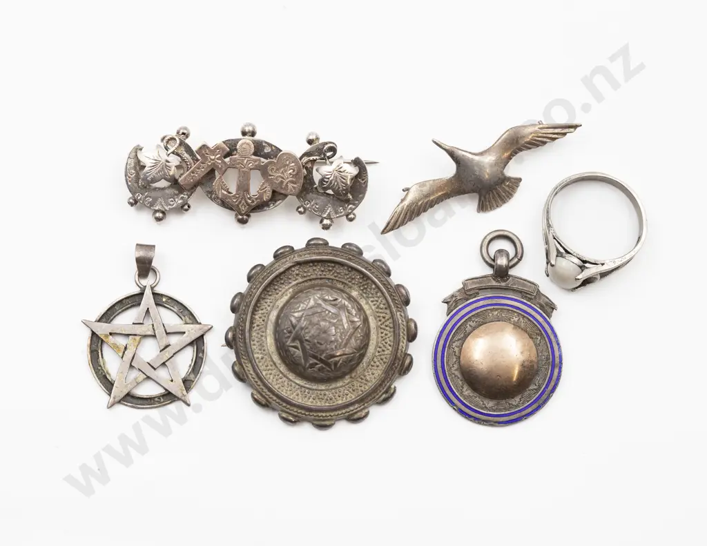 Victorian S/S Bar Brooch Image 1++