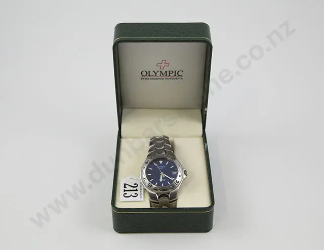 Boxed Olympic Quartz Wrist Watch Image 1++