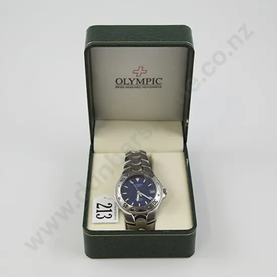 Boxed Olympic Quartz Wrist Watch