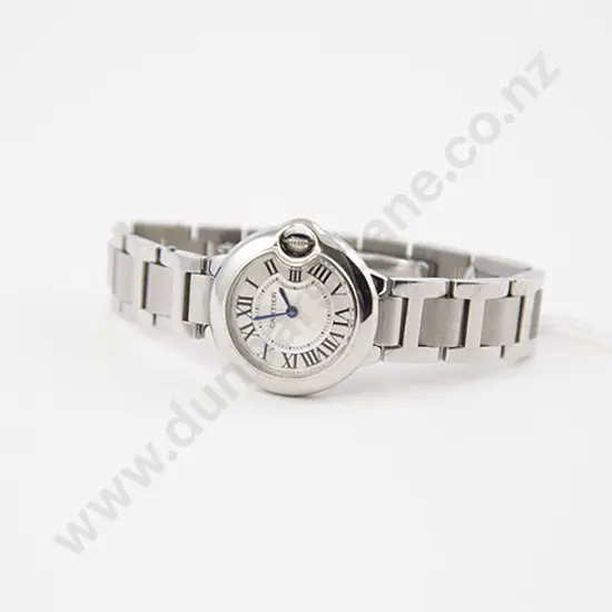 Imitation Cartier Ballon Bleu Quartz Stainless Steel Ladies Wrist Watch