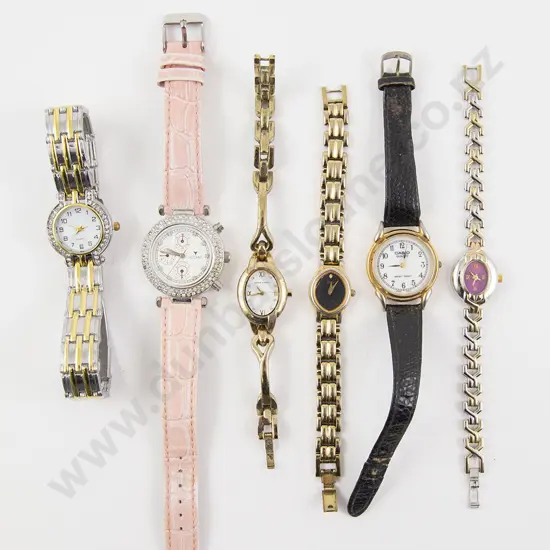 Six Various Fashion Wrist Watches