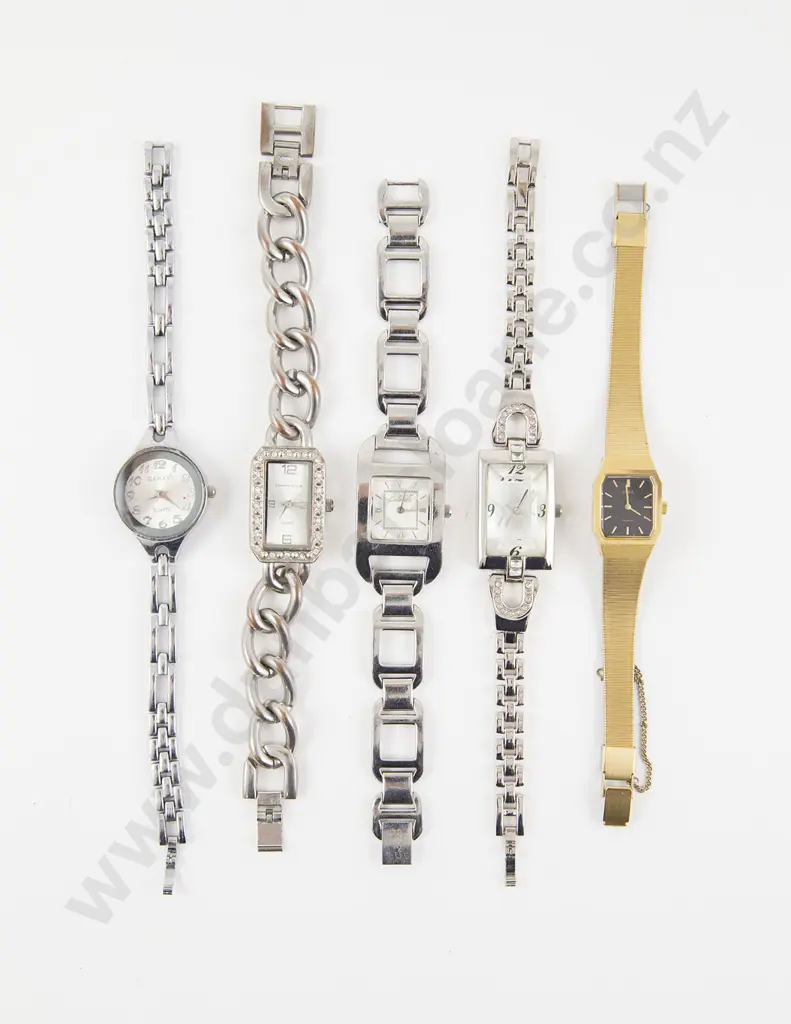 Five Ladies Fashion Wrist Watches Image 1++