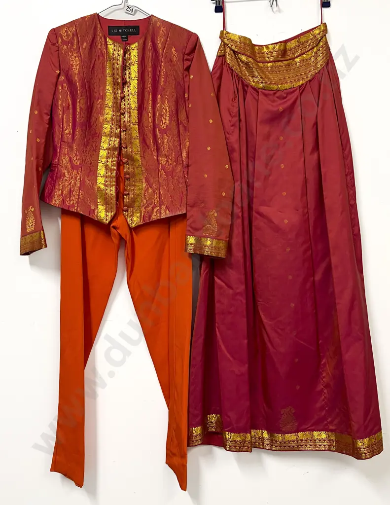 Liz Mitchell Pure Silk Indian Inspired Jacket Image 1++