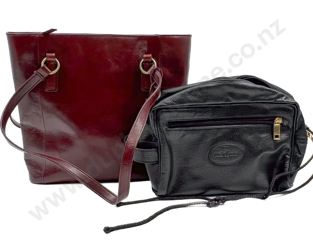 Collection of Three Pair Shoes & Two Handbags Image 1++
