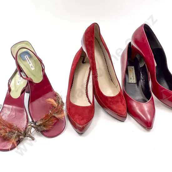 Collection of Three Pair Shoes & Two Handbags