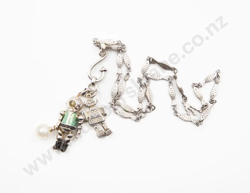 Thomas Sebo .925 Diver Charm on Neck Chain Image 1++