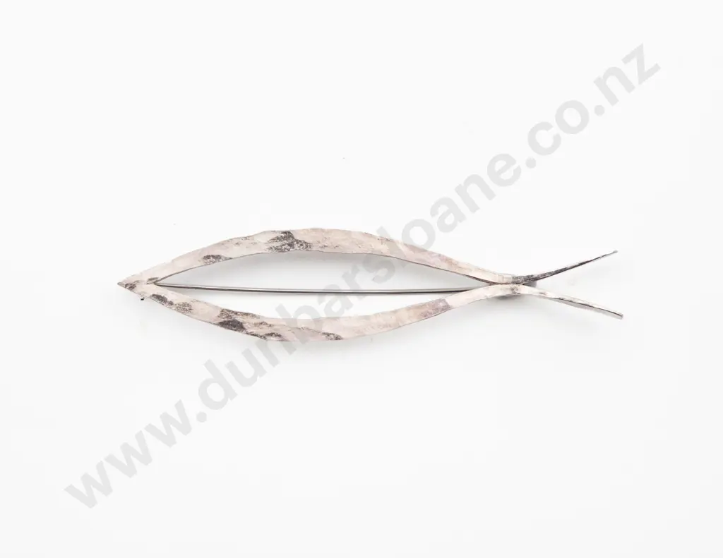 NZ S/S Modern Design Brooch markers mark SGM Image 1++