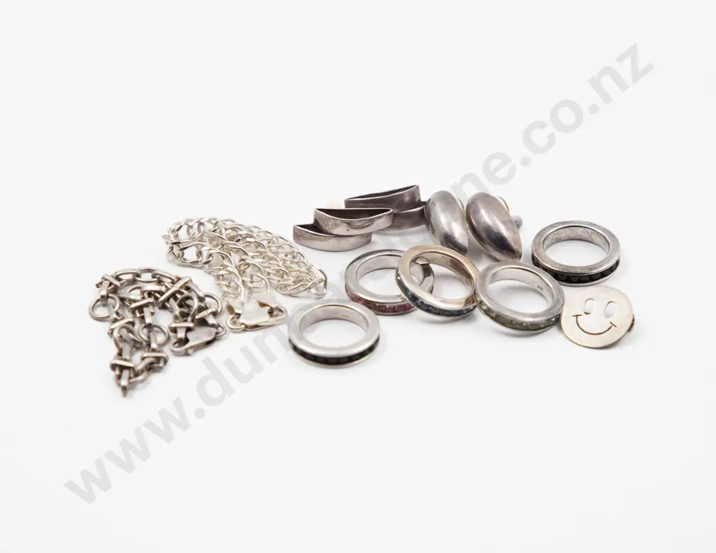 Two .925 Silver Bracelets Image 1++