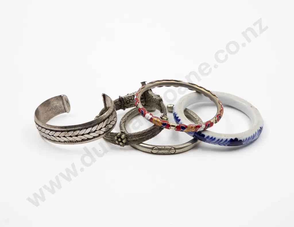 Heavy .925 Silver Cuff Bangle Image 1++