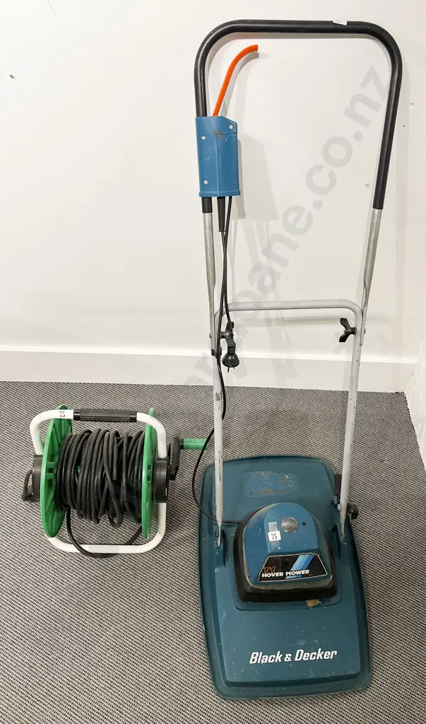 Extension Cord & Reel & Black & Decker Hover Mower Image 1++