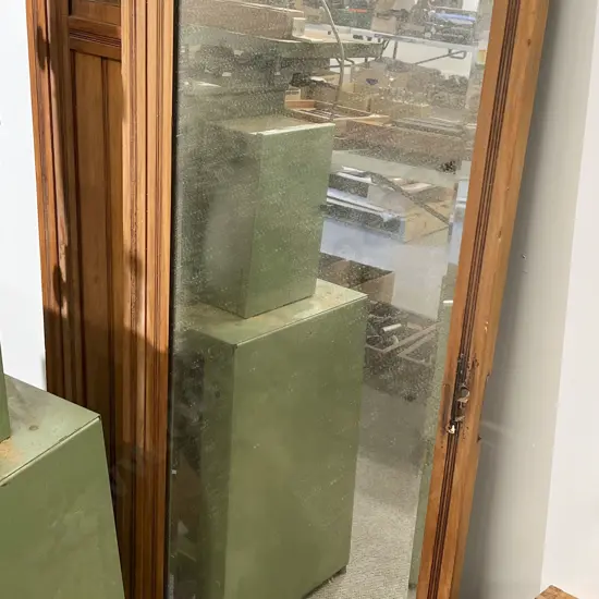 Two Vintage Wardrobe Doors & Small Drawer