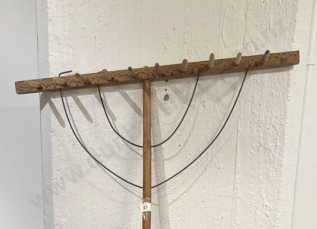 Vintage Wooden Rake Image 1++