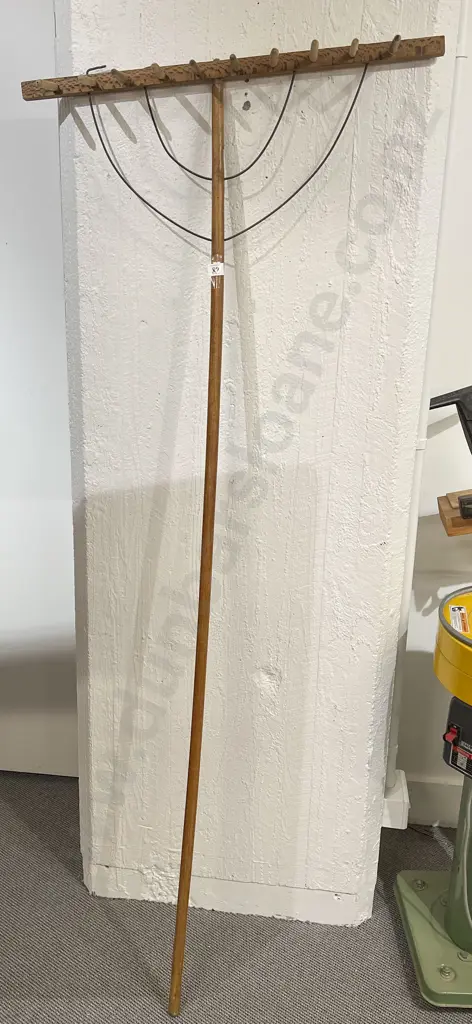 Vintage Wooden Rake Image 1++