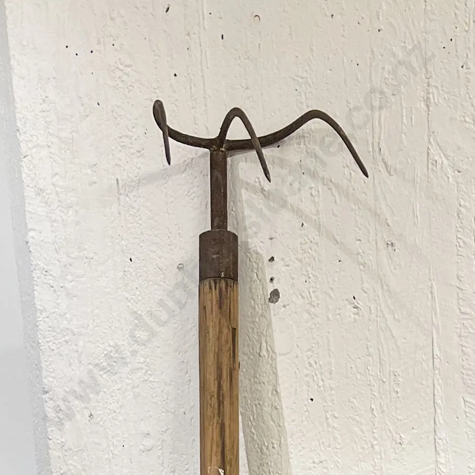 Vintage Long Handled Pitch Fork Image 1++