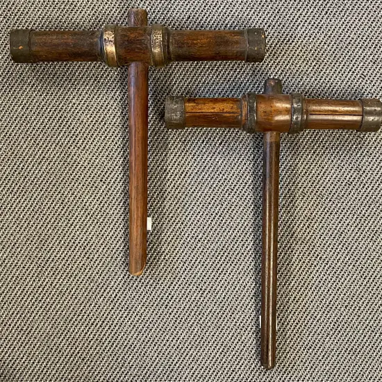 Two Vintage Shipwrights's Caulking Hammers