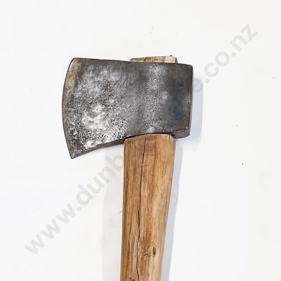 Large Wooden Handled Axe Image 1++
