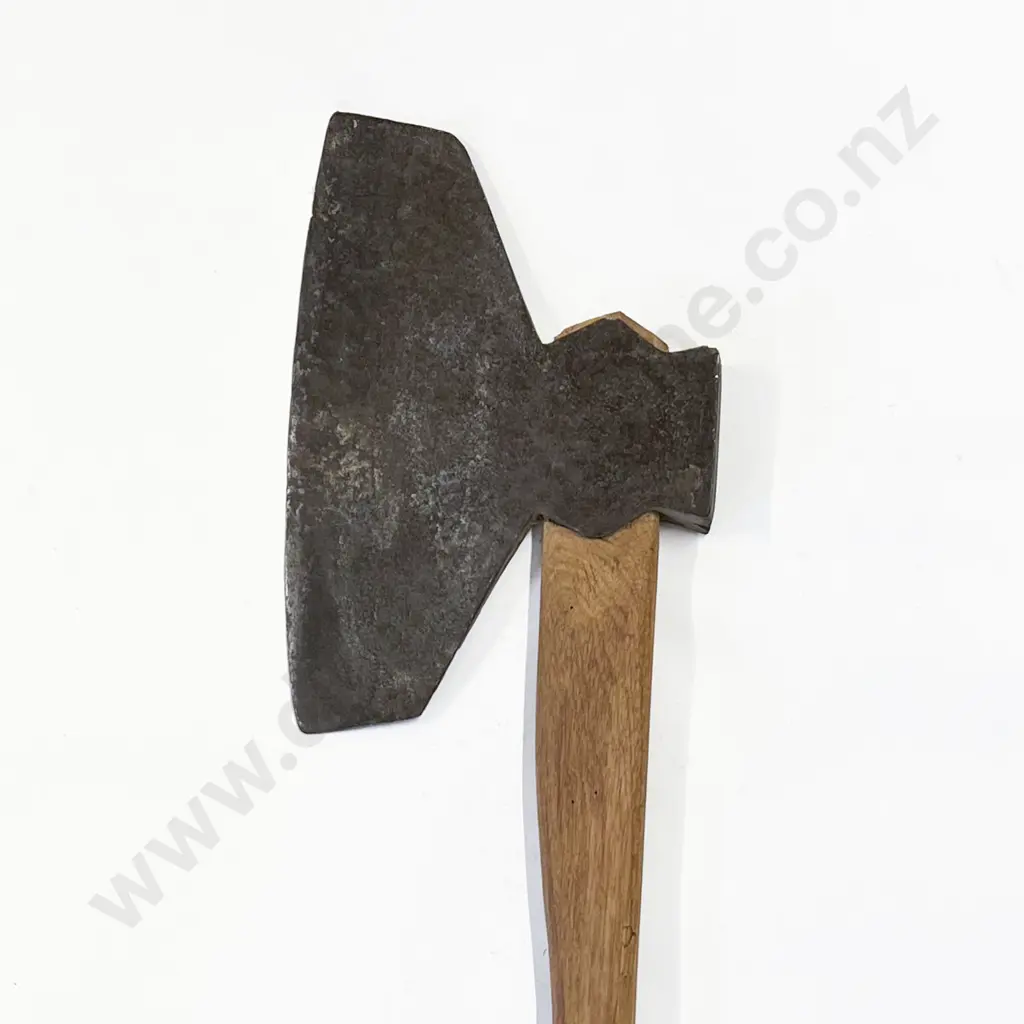 Large Wooden Handled Axe Image 1++