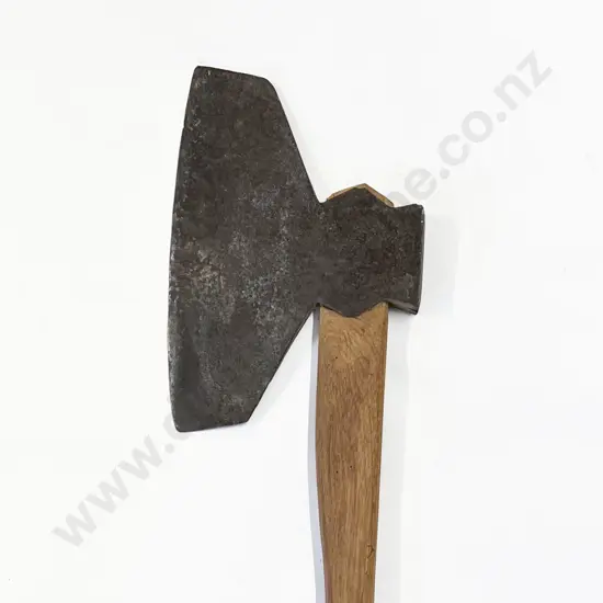 Large Wooden Handled Axe