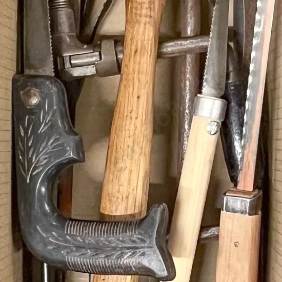 Box with Various Saws