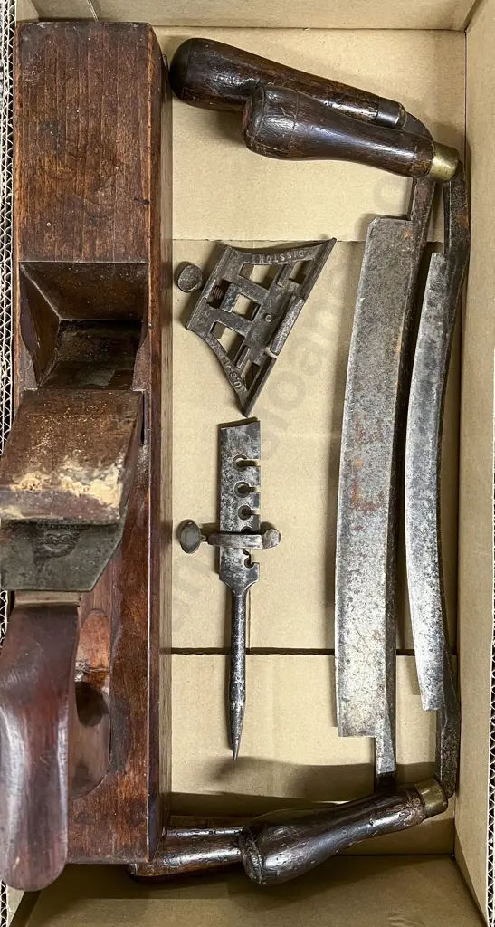 Box with Tools Including Jack Plane Image 1++
