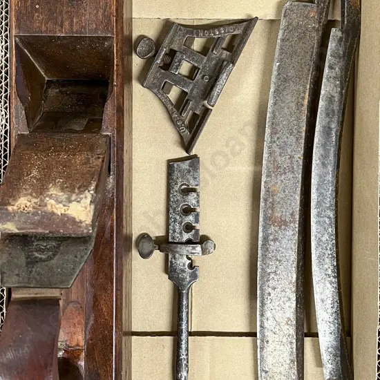 Box with Tools Including Jack Plane