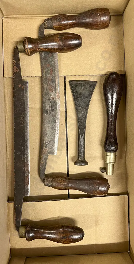 Two Double Handled Draw Shave Tools Image 1++