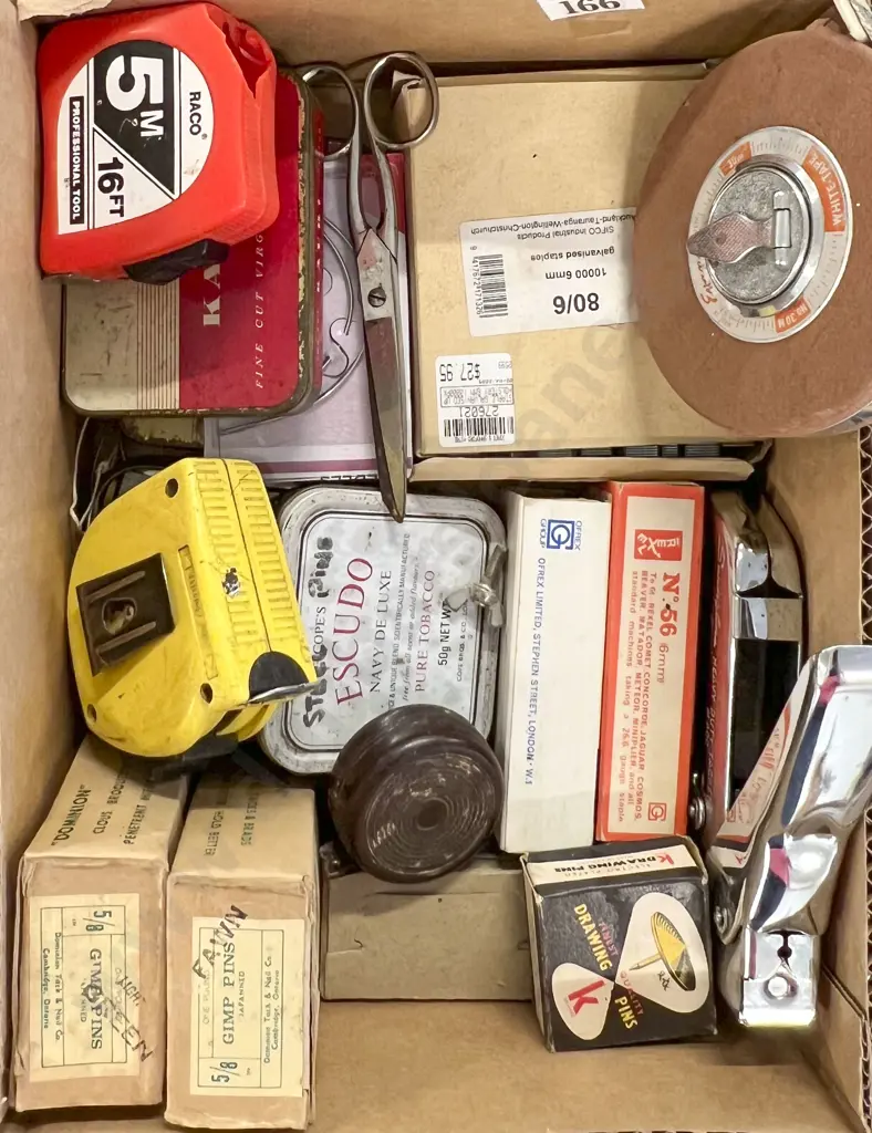 Box with Tape Measurers Image 1++