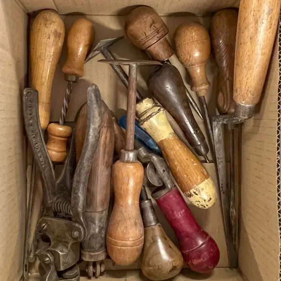 Small Box of Assorted Hand Tools