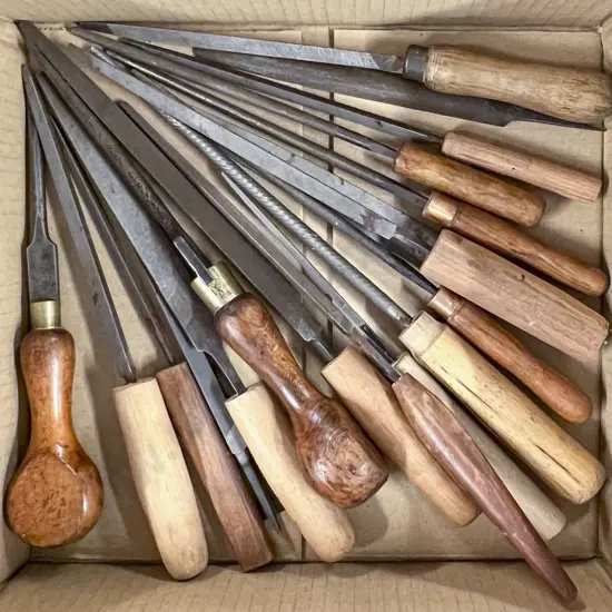 Box of Assorted Chisels