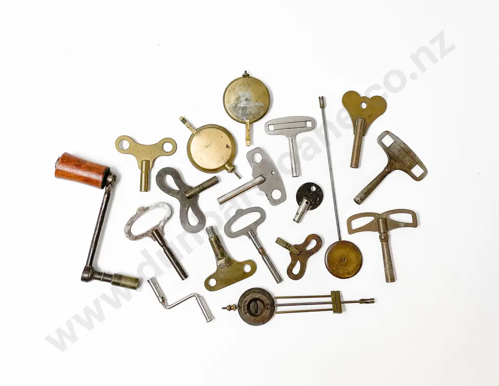 Qty Various Clock Keys and Pendulums Image 1++
