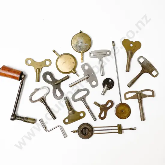 Qty Various Clock Keys and Pendulums