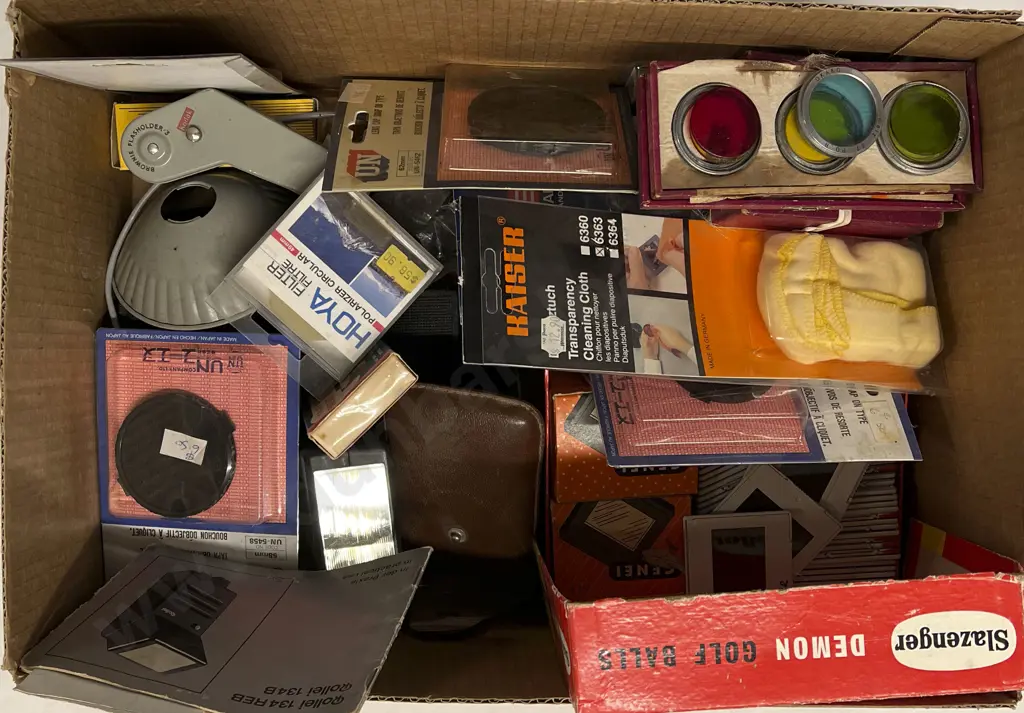 Two Projectors with Quantity of Assorted Camera Accessories Image 1++