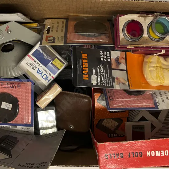 Two Projectors with Quantity of Assorted Camera Accessories