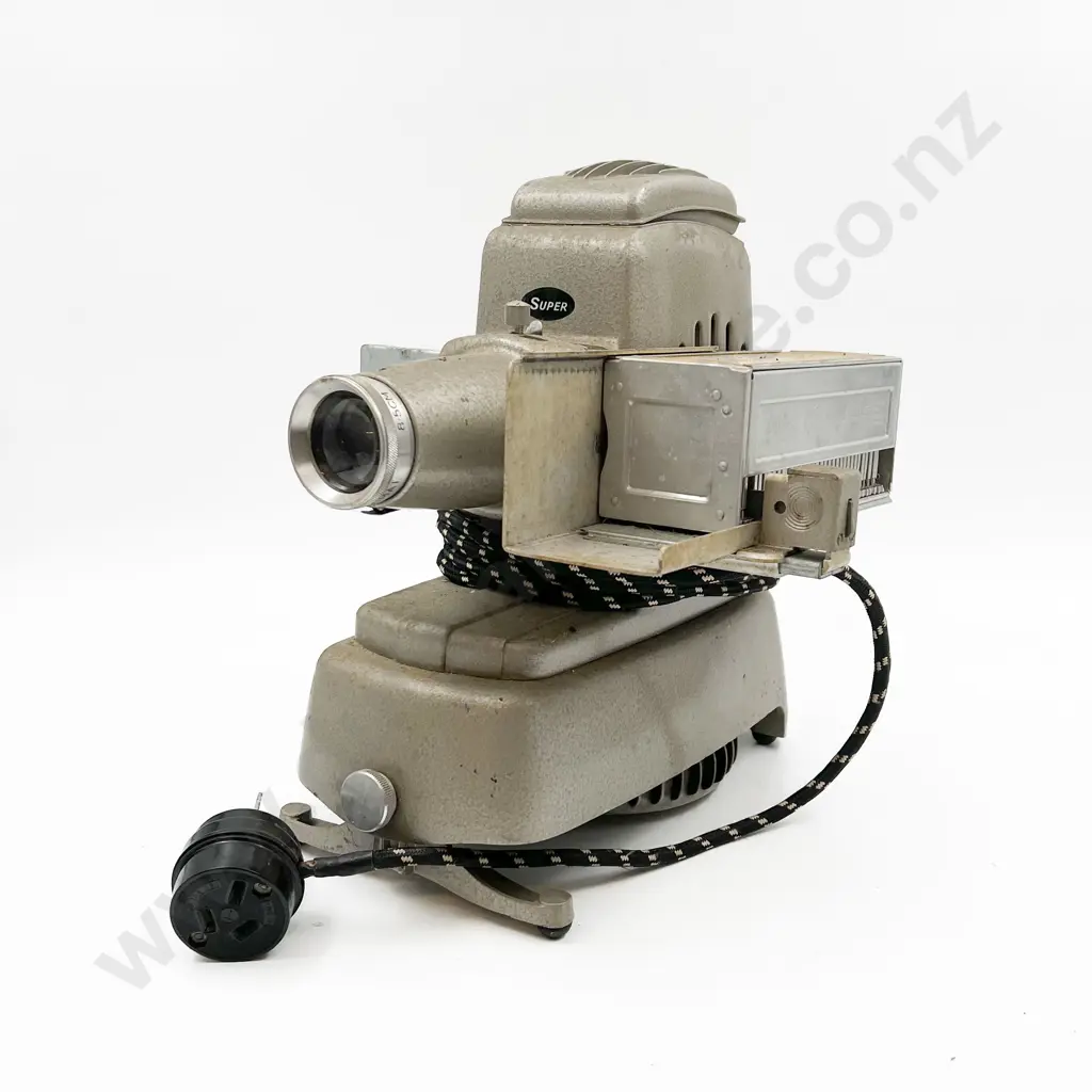 Two Slide Projectors with Aldis Projector & Various Lenses & Accessories Image 1++