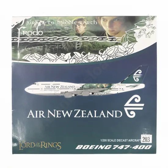 Boeing 747-400 Air NZ The Lord of the Rings Airline to Middle-Earth Frodo
