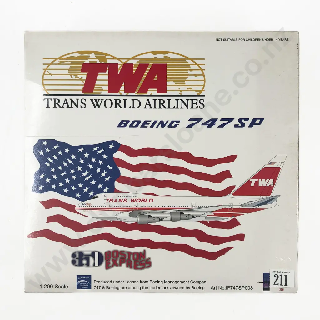Boeing 747SP Trans World Airlines Boston Express Image 1++