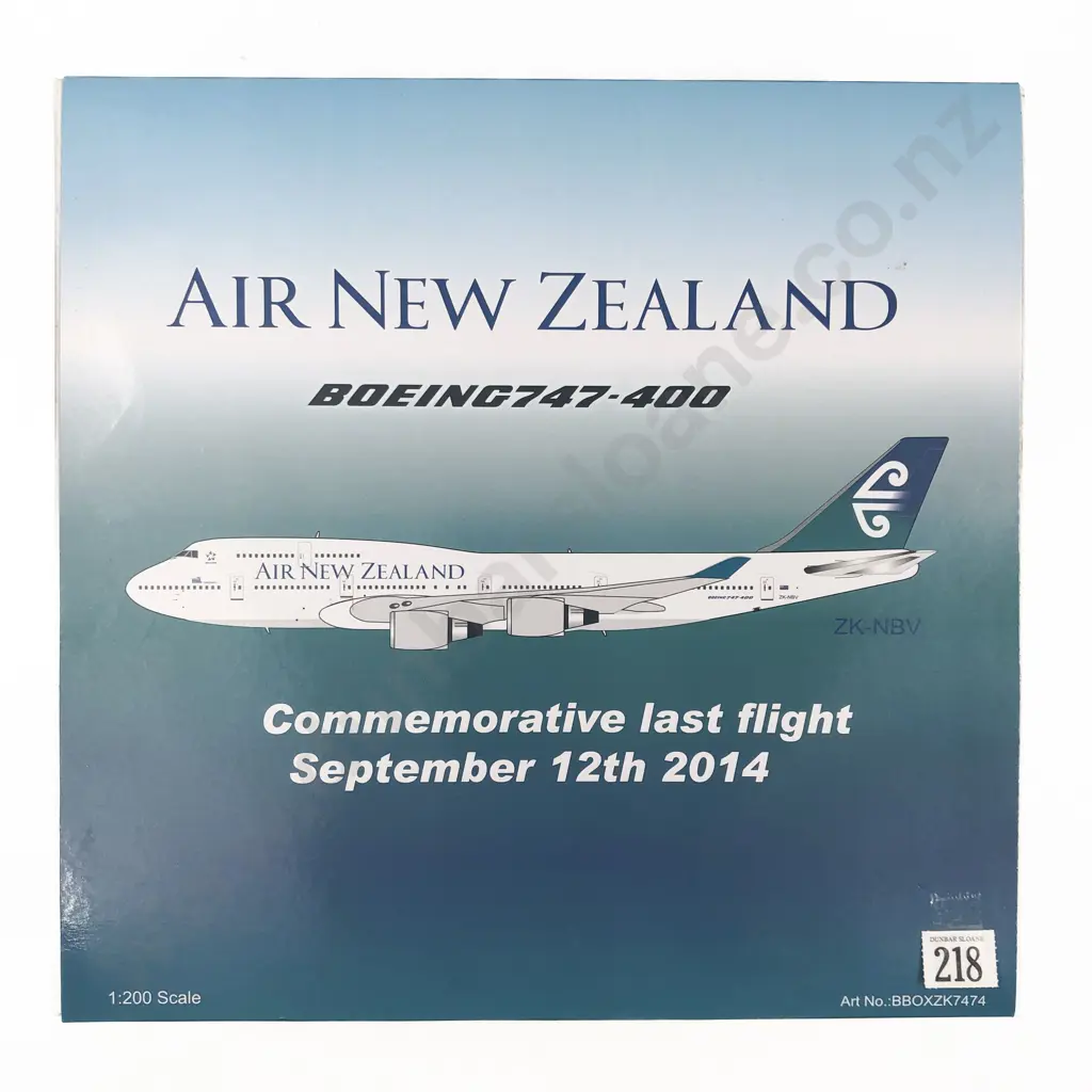 Boeing 747-400 Air NZ Commemorative Last Flight September 12th 2014 Image 1++