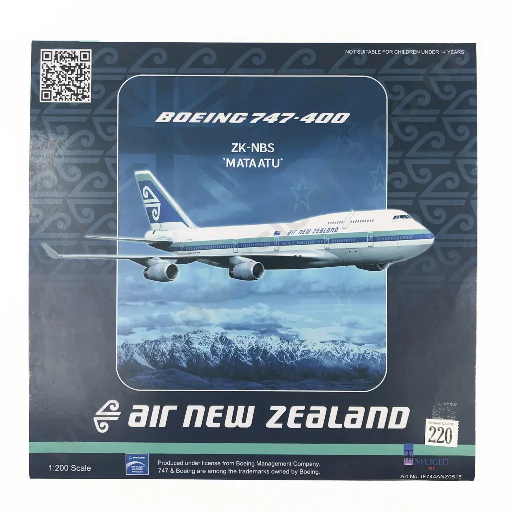 Boeing 747-400 Air NZ 'Mata Atu' Image 1++