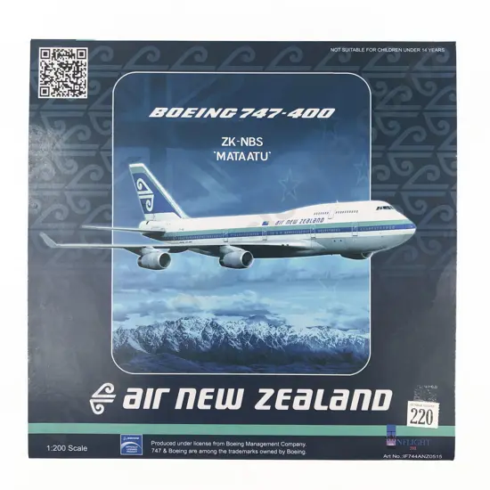 Boeing 747-400 Air NZ 'Mata Atu'
