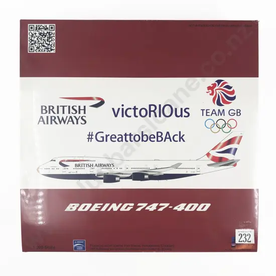 Boeing 747-400 British Airways victoRIOus Team GB