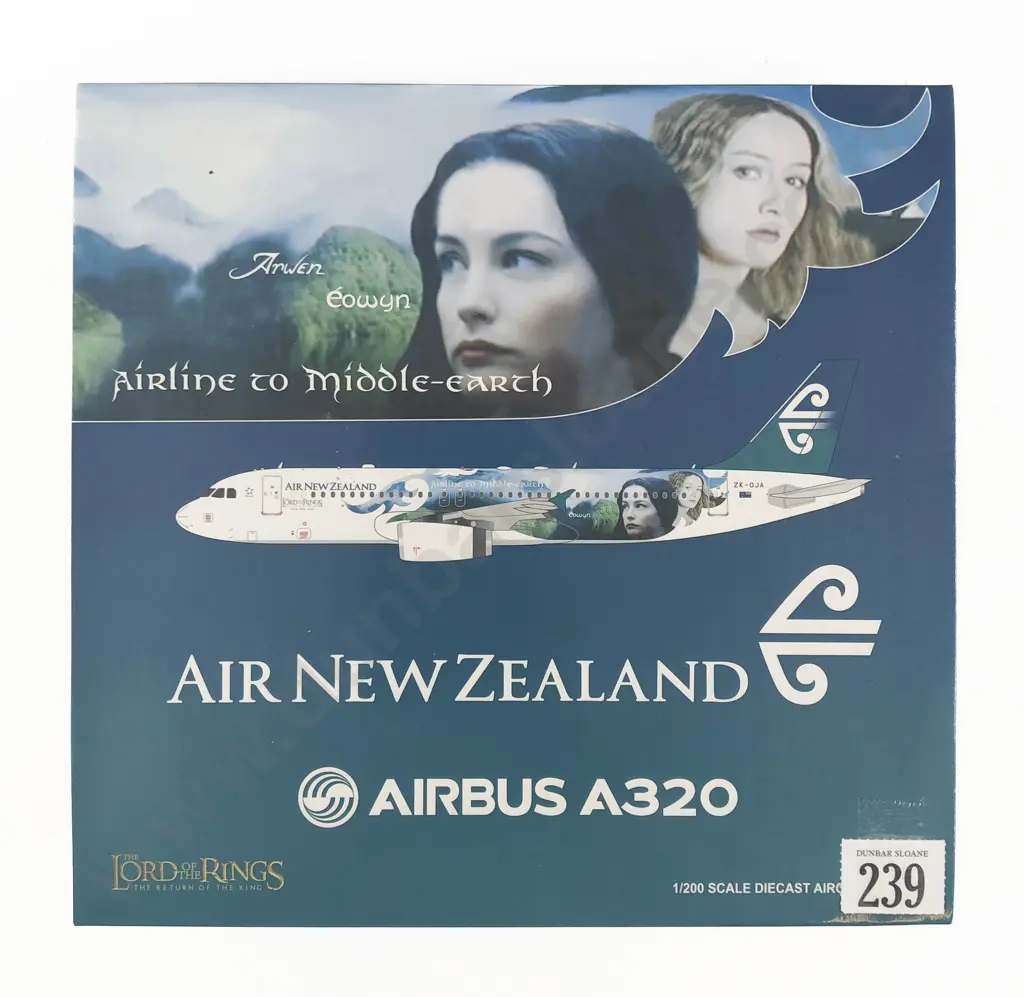 Airbus A320 Air NZ The Lord of the Rings Airline to Middle-Earth Arwen Eowyn Image 1++