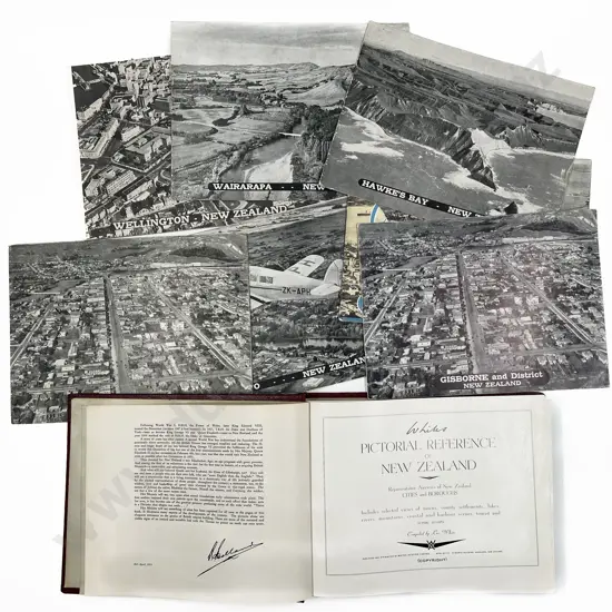White's 'Pictorial Reference of New Zealand' & Various Aerial Picture Magazines