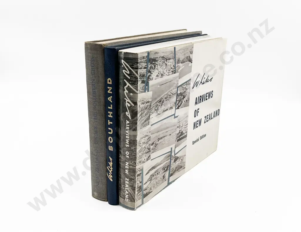 Three Books including White's 'Airviews of New Zealand' Image 1++