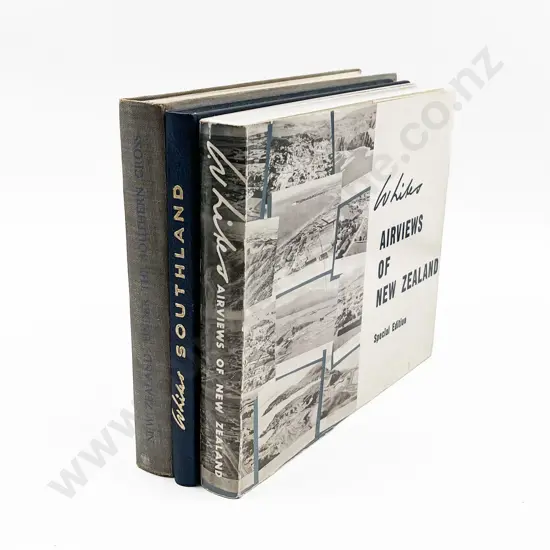 Three Books including White's 'Airviews of New Zealand'