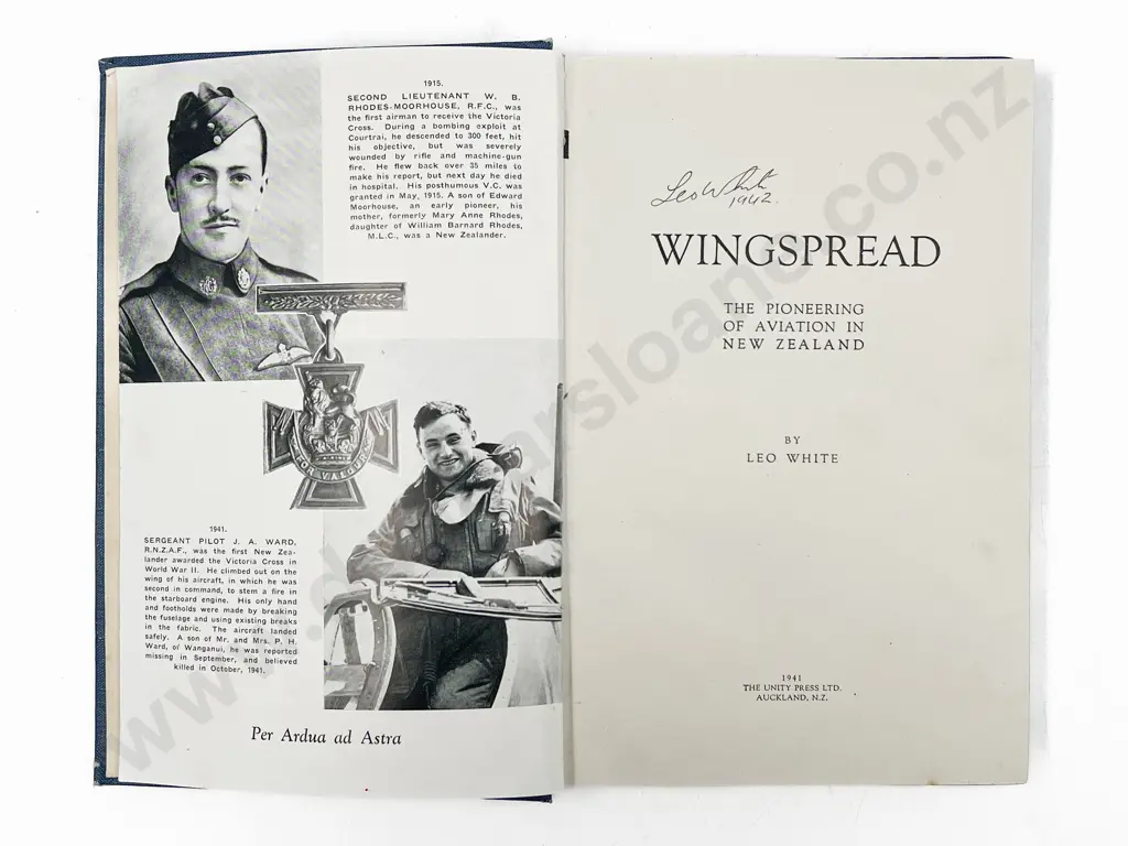 Leo White 'Wing Spread' (autographed by author) Image 1++