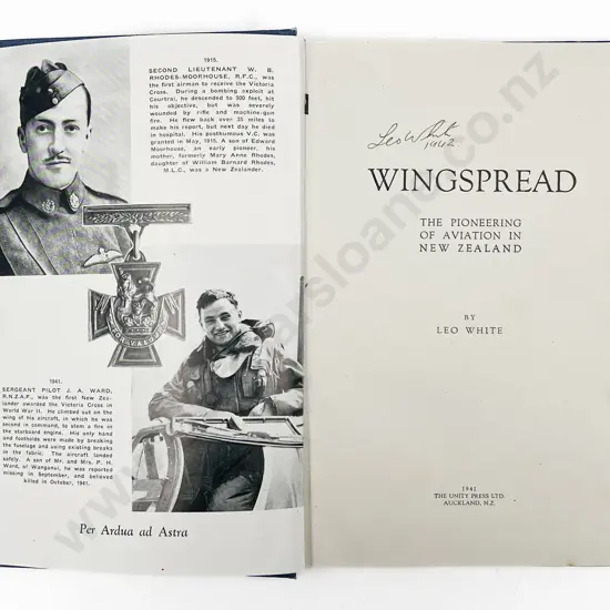 Leo White 'Wing Spread' (autographed by author)