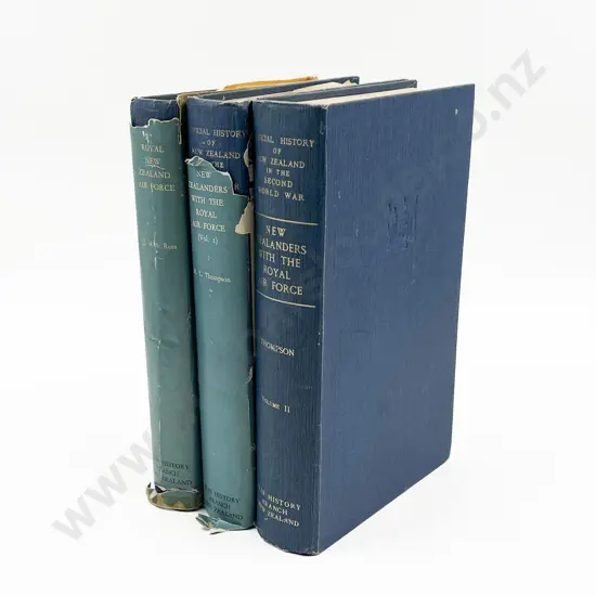 Three NZ War History Air Force Books