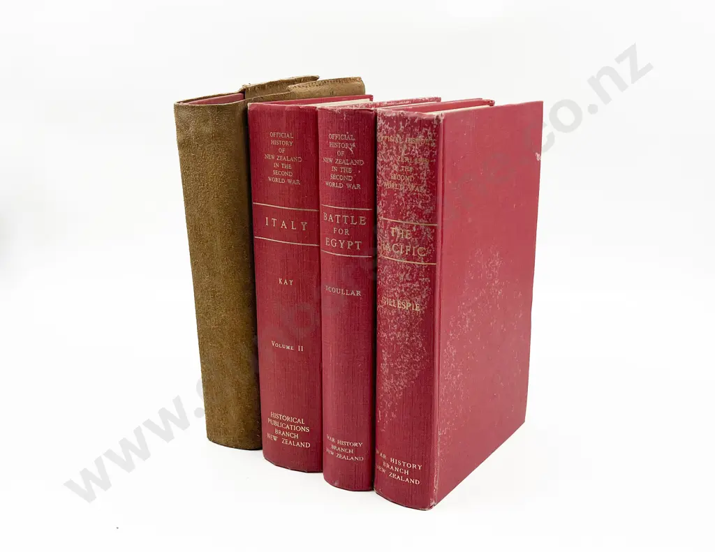 Four NZ War History Books Including 'The Pacific' Image 1++