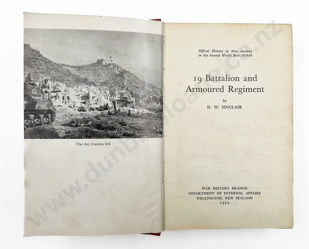 Four Copies of NZ War History Including '19-22 Battalion' Image 1++