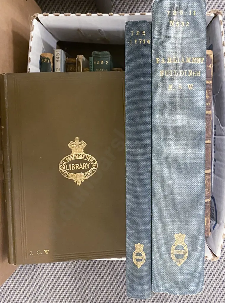 Box of Books Incl. New Zealand Legal & Law Volumes Image 1++